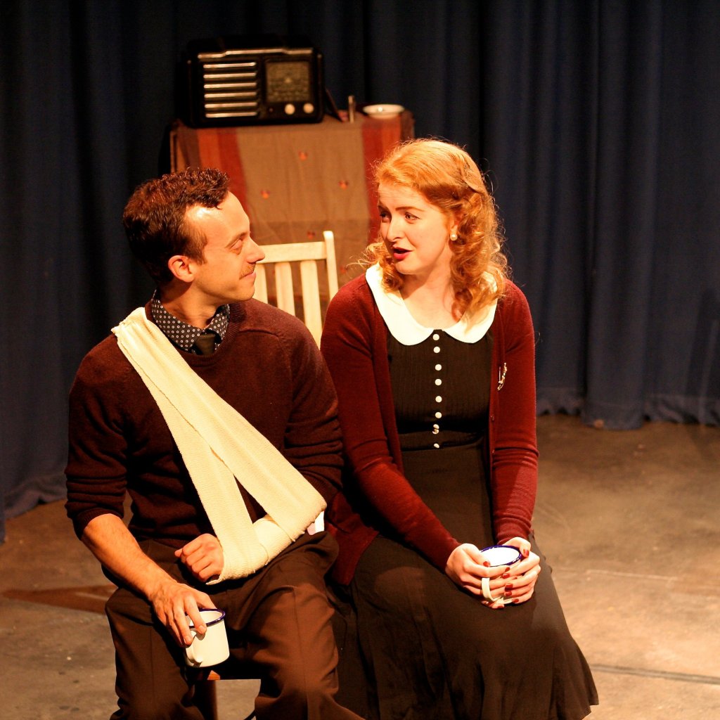 A production photograph of Greyhounds at the Lauriston Studio.